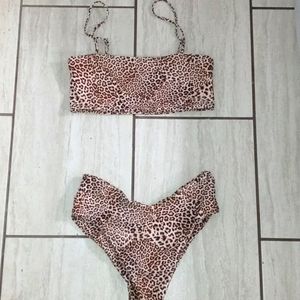 Skatie Leopard printed Bathing Suit Bikini